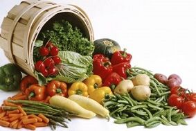 Food in prostatitis treatment