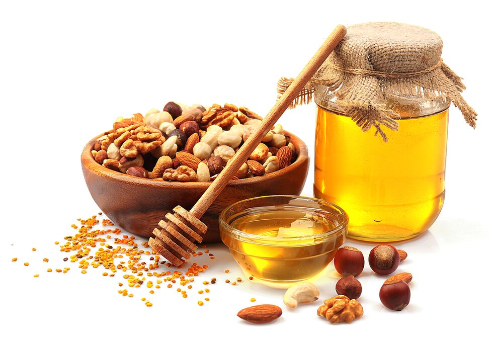 Honey and walnuts