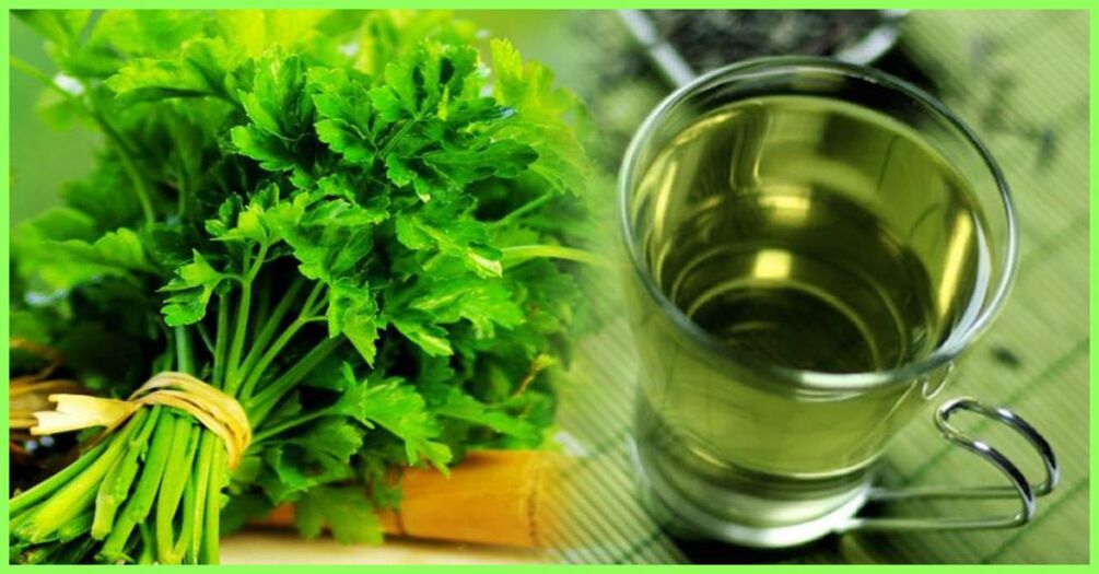 Parsley-based decoction is a medicinal agent for the treatment of prostatitis